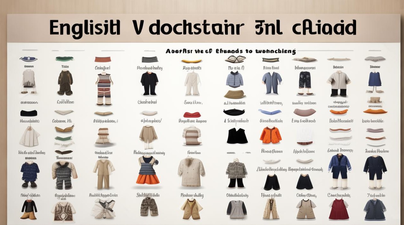 三年级必学衣服英语单词有哪些？-图3