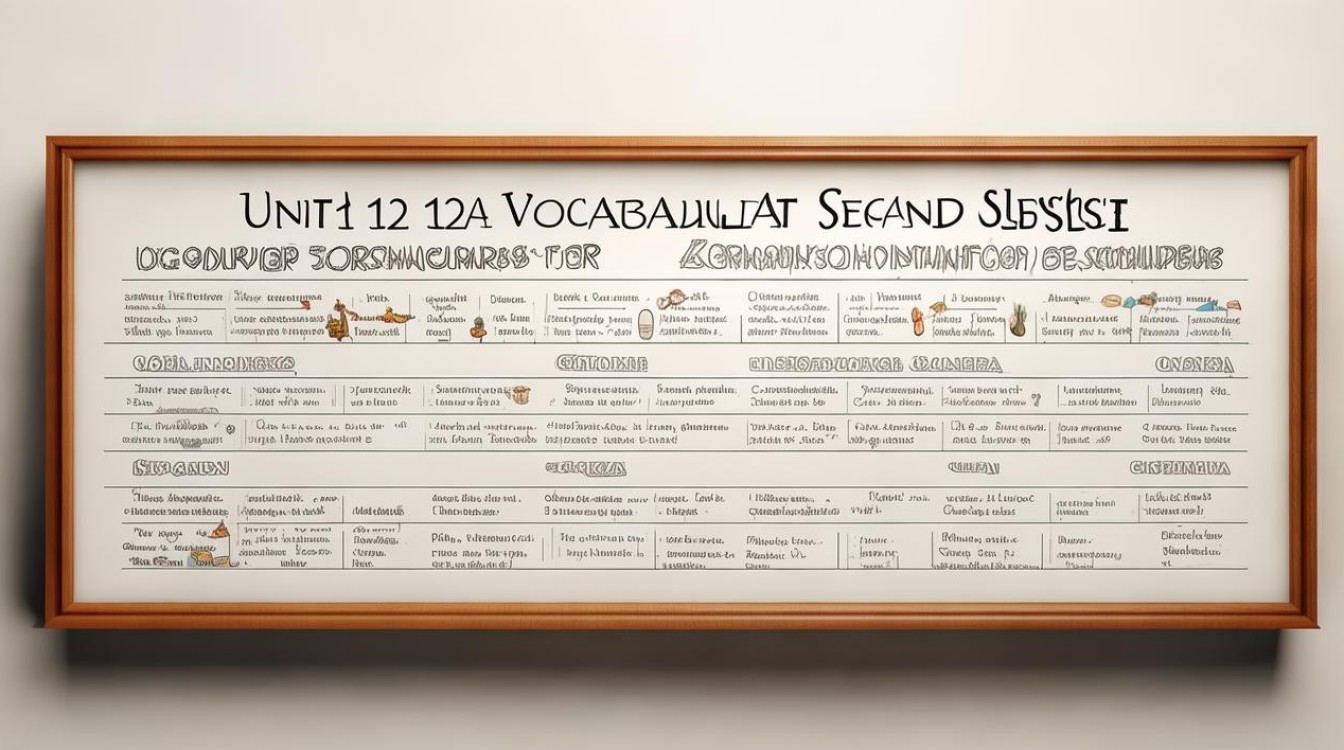 What Are the Key Vocabulary Words for Grade 7 English Second Semester (Units 1-12)?-图2