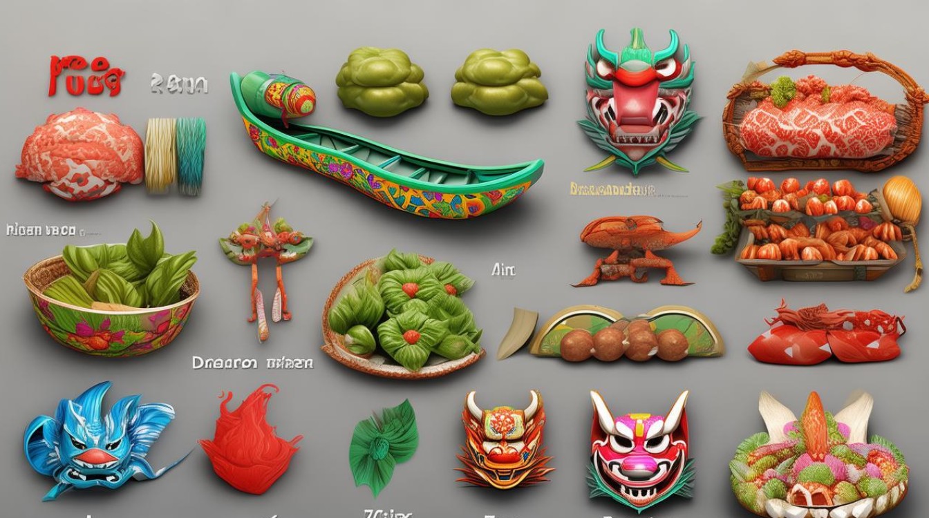 What Are the English Words for Traditional Dragon Boat Festival Items?-图1