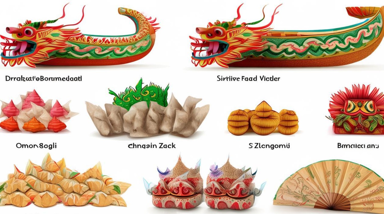 What Are the English Words for Traditional Dragon Boat Festival Items?-图2