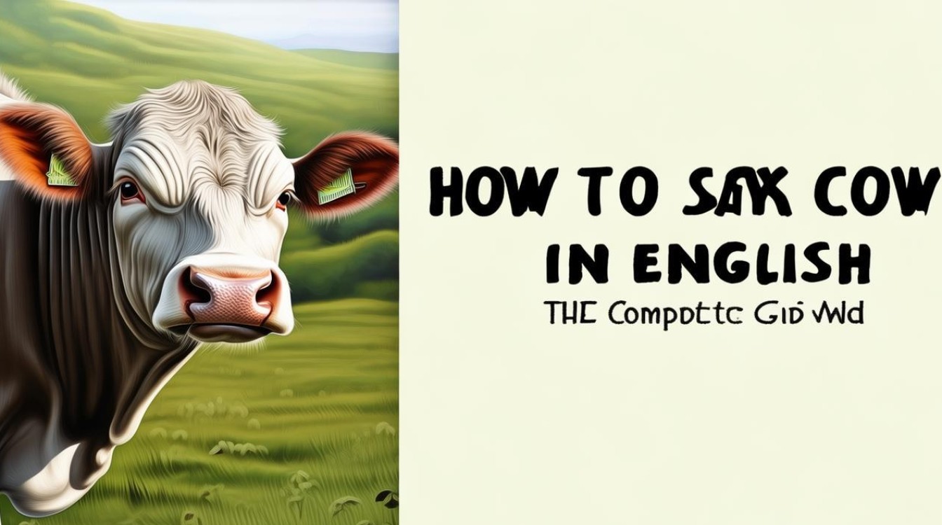 How to Say Cow in English: Quick Guide-图3