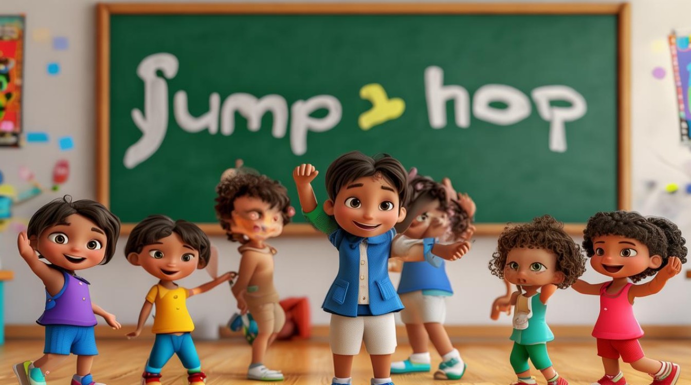 如何轻松教幼儿掌握jump和hop的英语单词？-图3