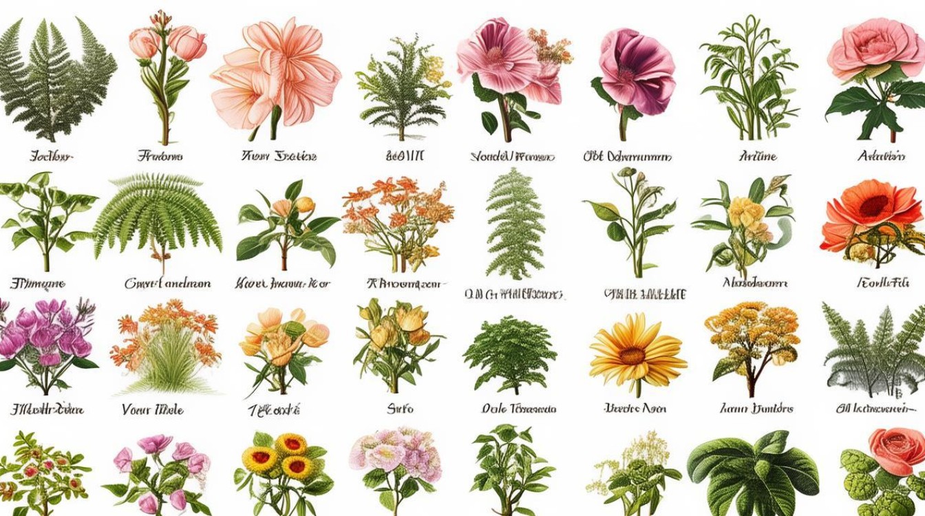 What Are the English Names for Different Flowers and Plants?-图1