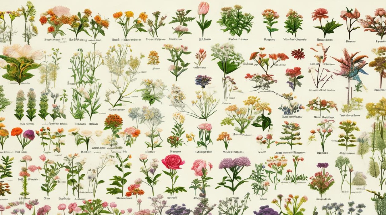 What Are the English Names for Different Flowers and Plants?-图2