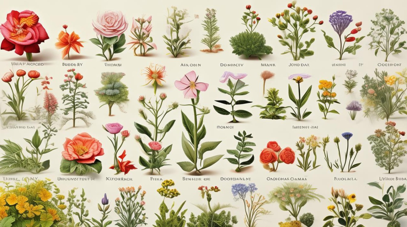 What Are the English Names for Different Flowers and Plants?-图3