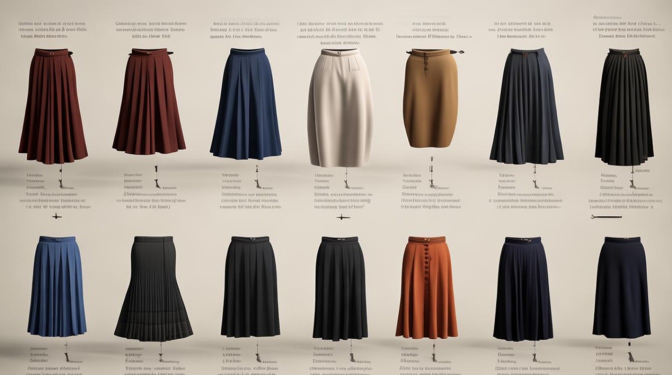 What Are the Different Types of Lower Body Skirts in English?-图2