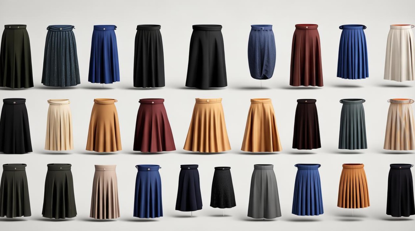 What Are the Different Types of Lower Body Skirts in English?-图3
