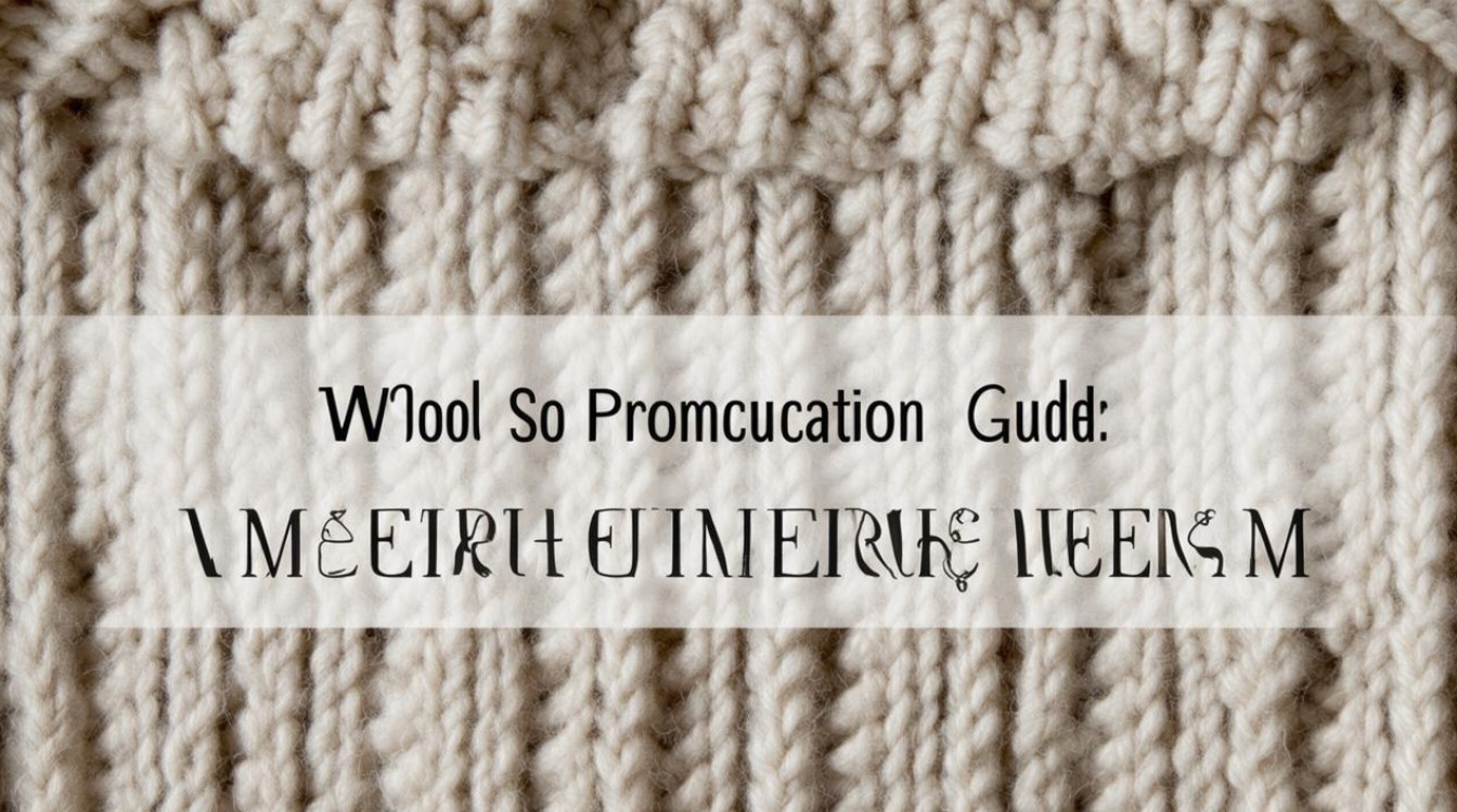 How to Pronounce Wool Sweater Correctly in English?-图2