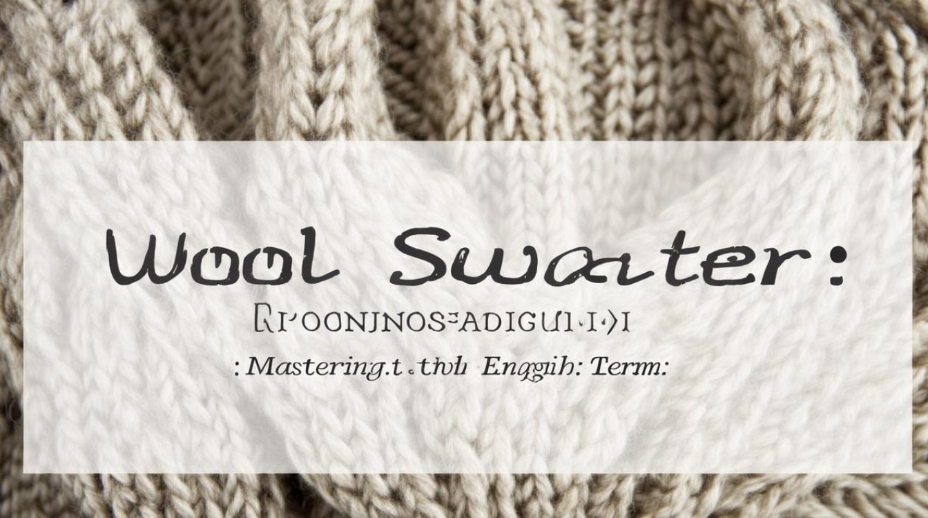 How to Pronounce Wool Sweater Correctly in English?-图4