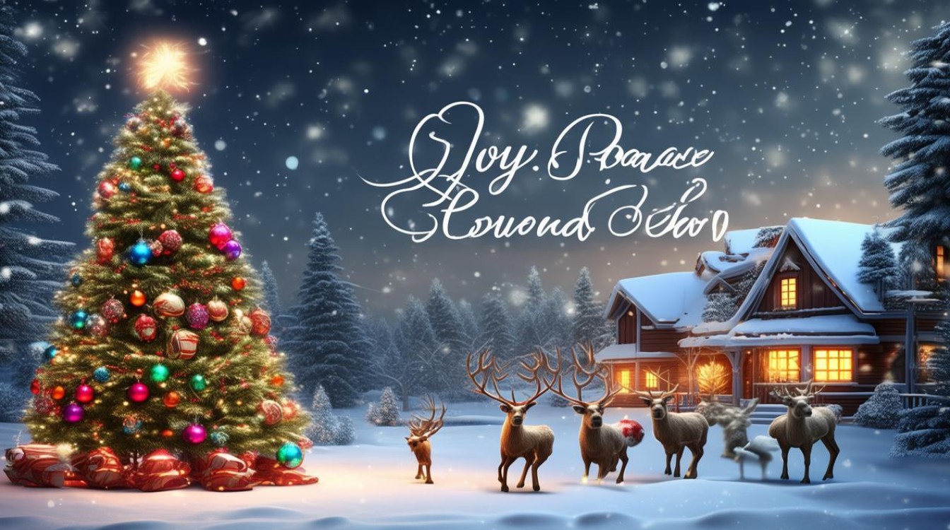 Which Four Words Relate to Christmas?-图1