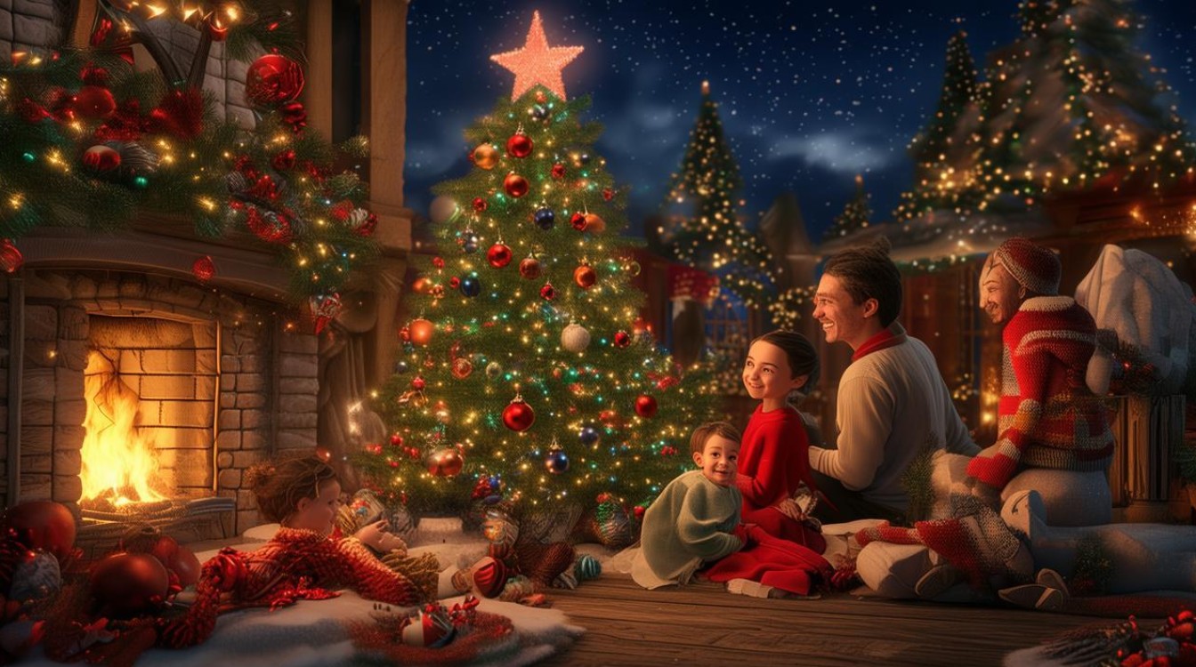Which Four Words Relate to Christmas?-图4