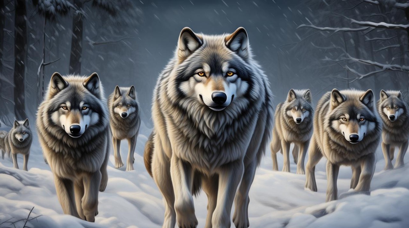 Which English Adjectives Best Describe the Fierce and Fascinating Wolf?-图4