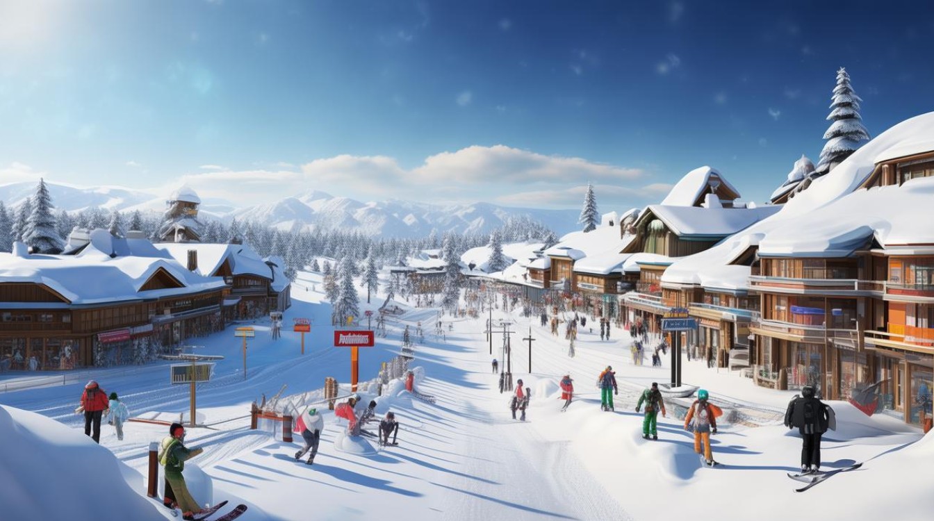 What is the English word for 滑雪场?-图2