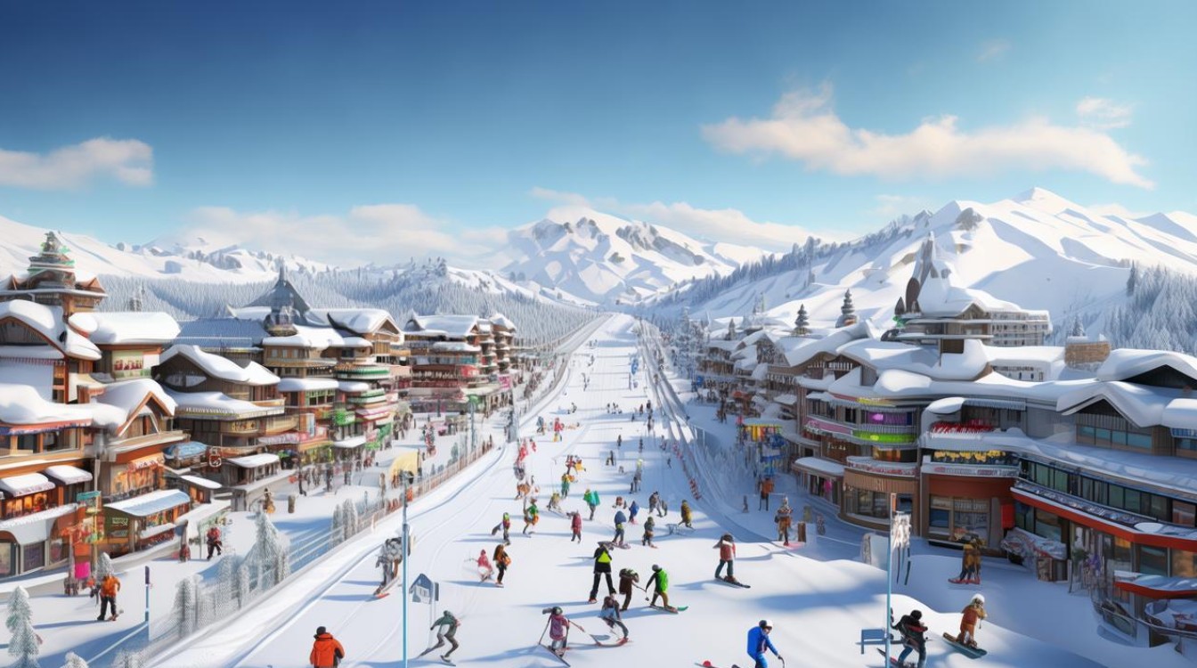 What is the English word for 滑雪场?-图3
