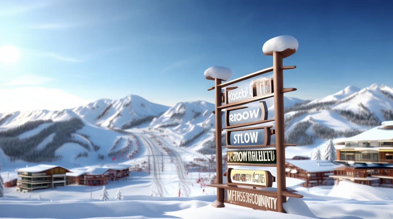 What is the English word for 滑雪场?-图4