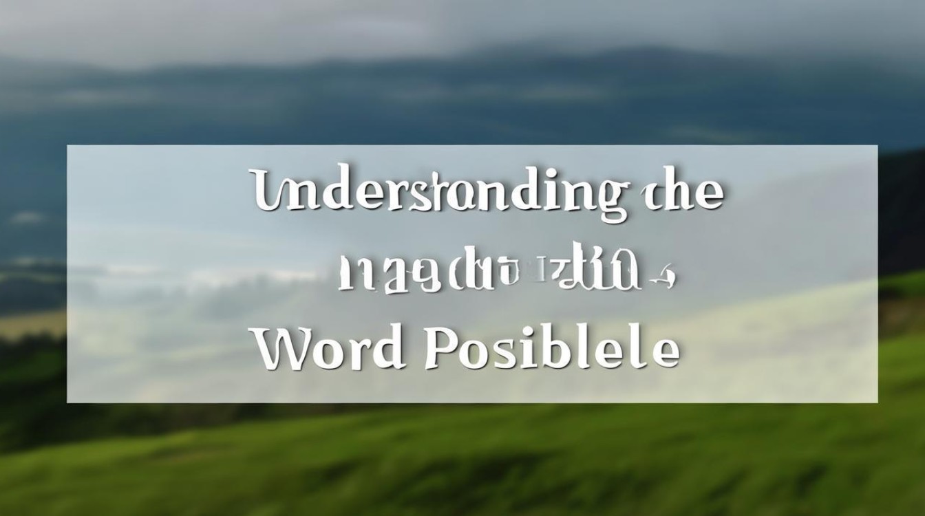 What Does the English Word Possible Mean?-图3