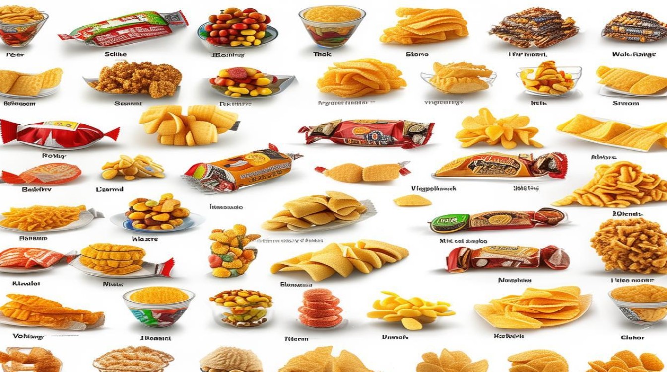 What Are the English Names for Common Snacks Like Candy and Chips?-图2