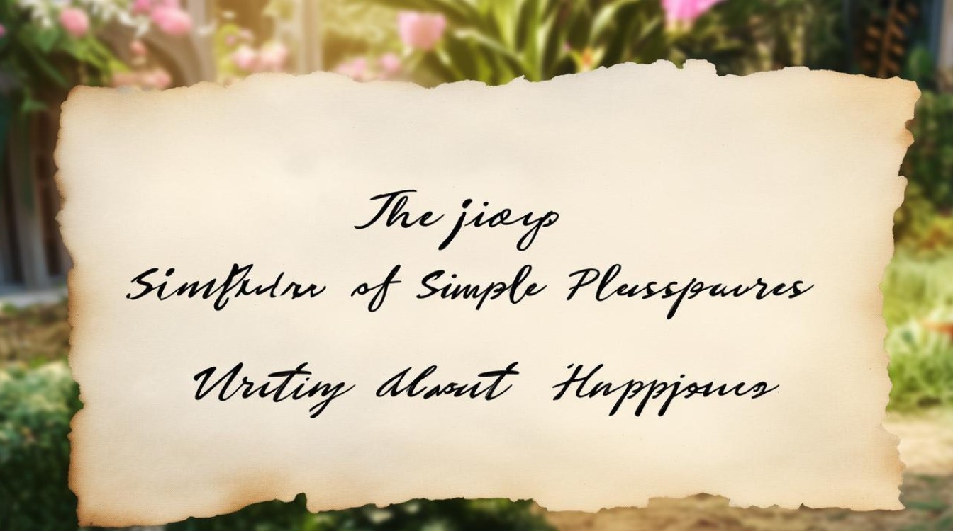 How to Write About Happiness in English: Finding Joy Simple Pleasures-图3