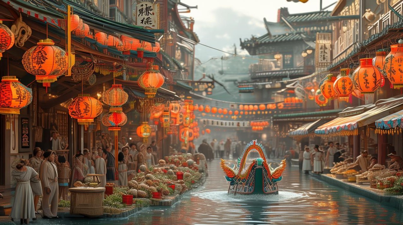 What Are the English Words for a Retro-style Dragon Boat Festival?-图1