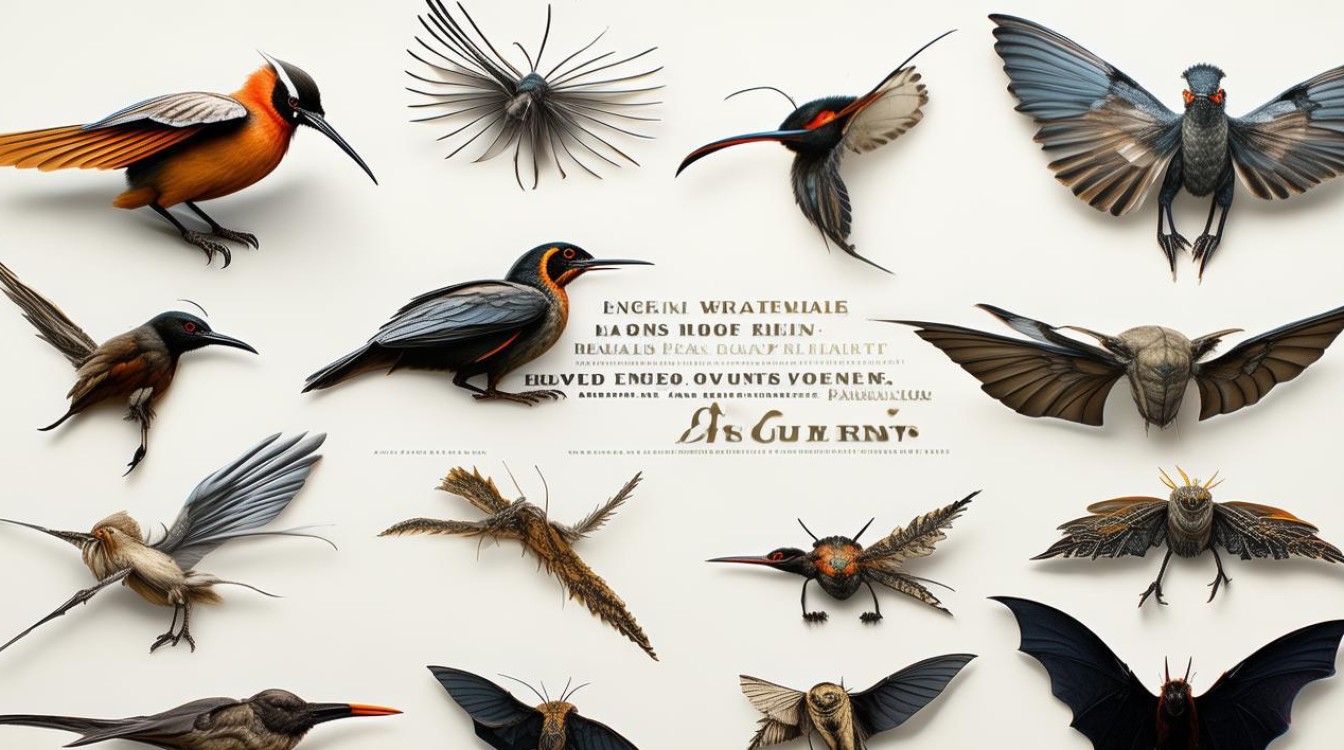 What Are the English Words for Flying Animals?-图1