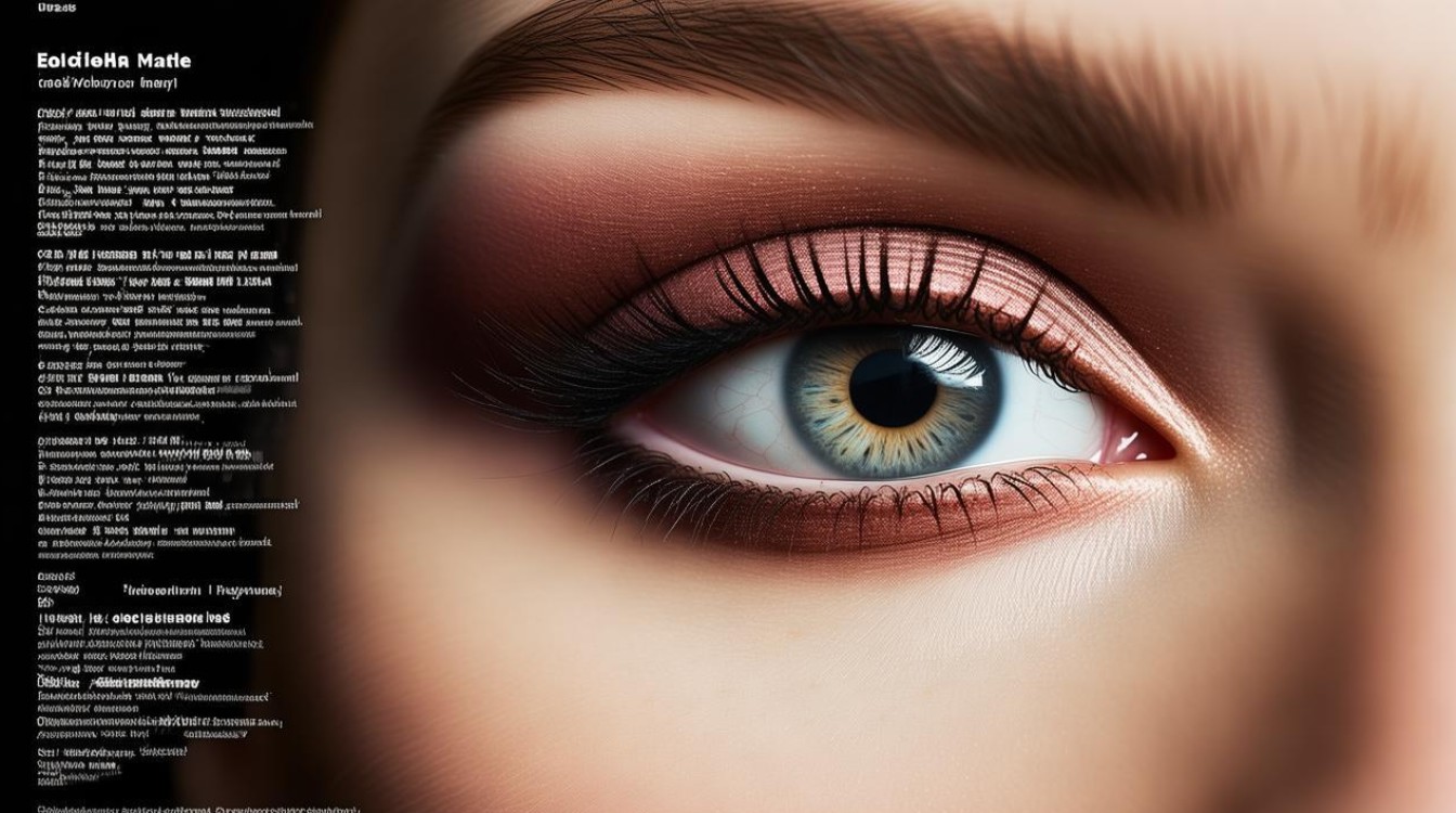 What is the English word for matte eyeshadow? Professional makeup terms explained-图1