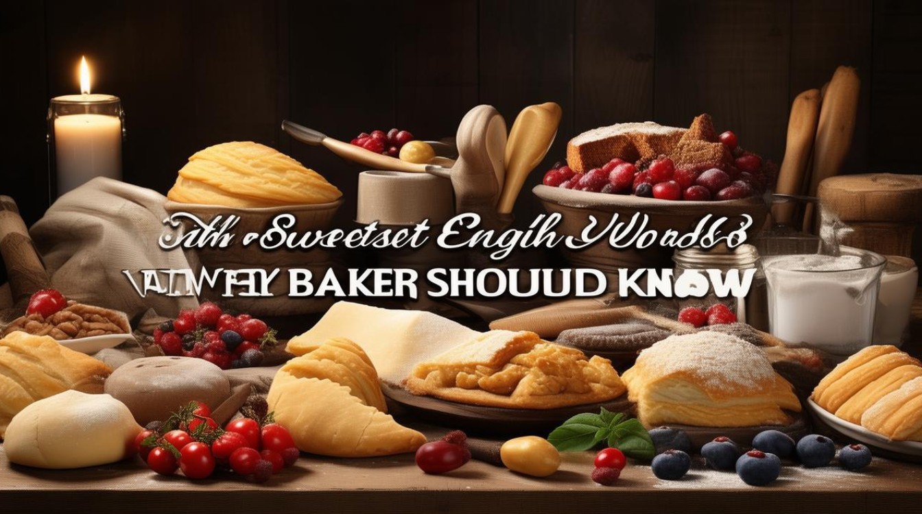 Which English Words Should Every Baker Know for Sweet Success?-图1