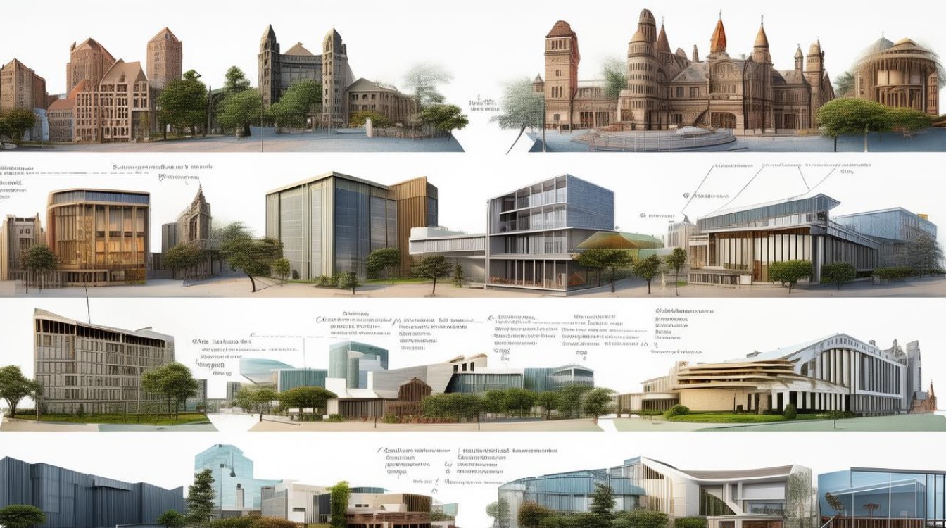 雅思作文，建筑风格的演变与当代趋势有哪些特点？-图1