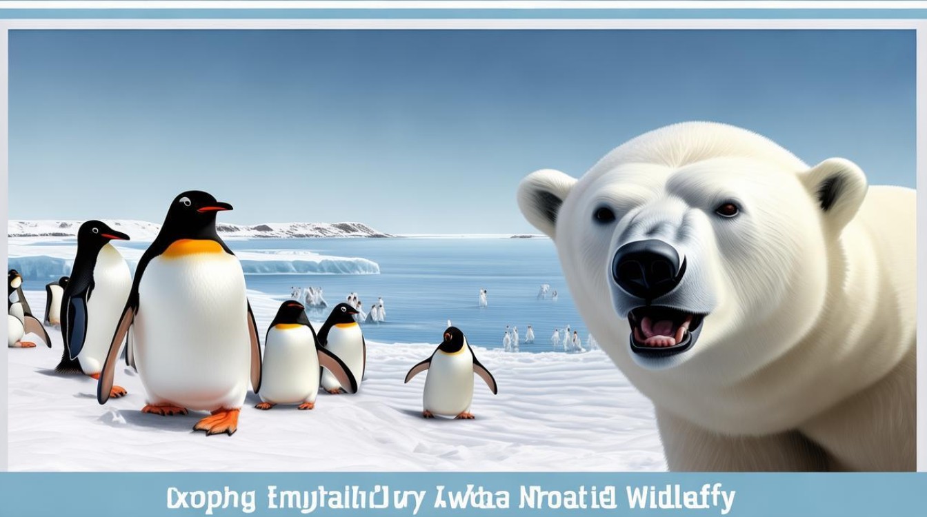 Which English Words Describe Antarctic Wildlife?-图1