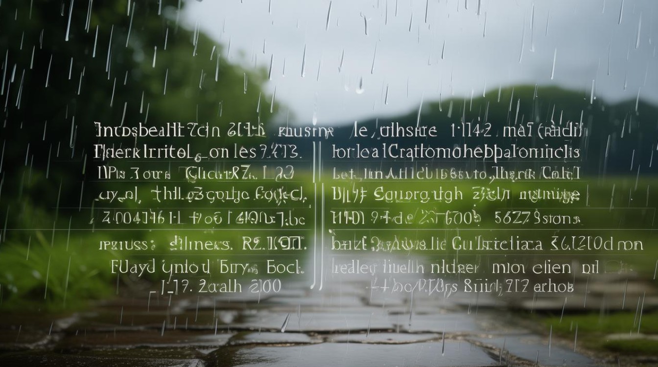 雨的英语单词是什么？快速掌握雨相关英文词汇-图1