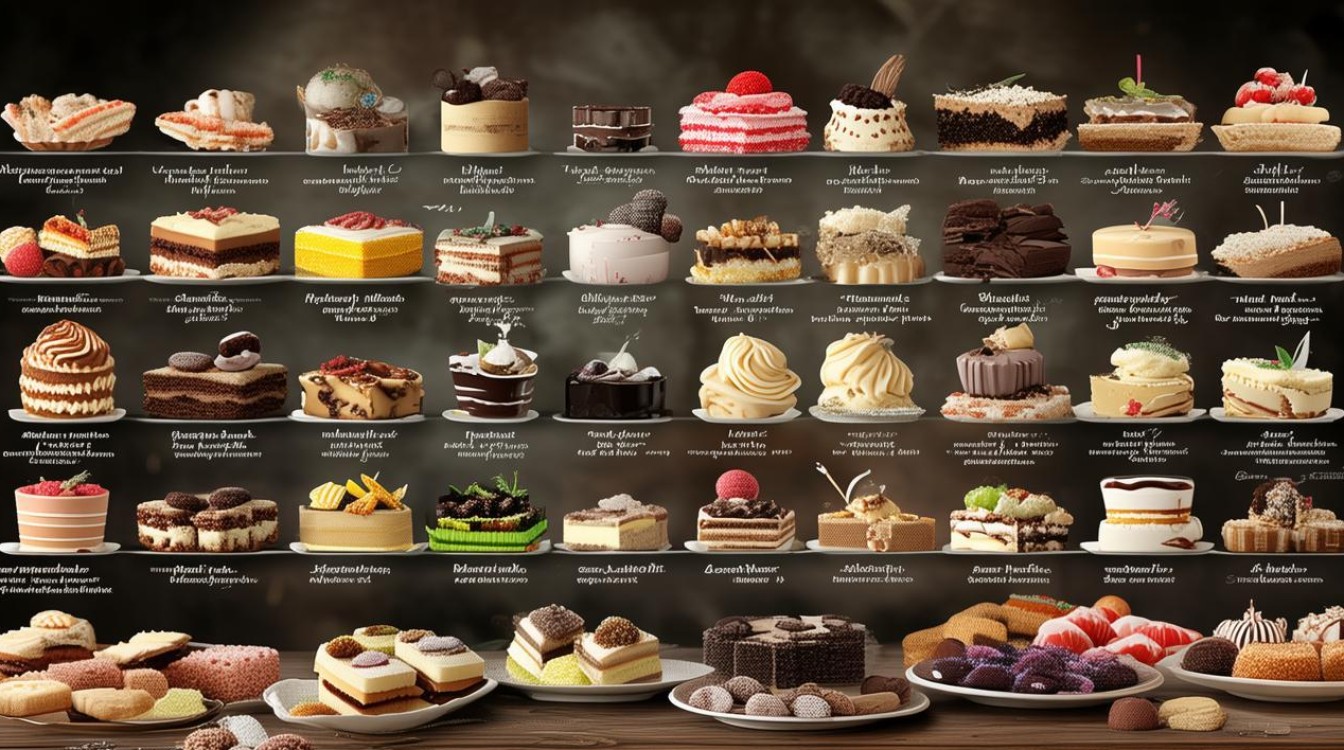What Are the English Terms for All Types of Desserts, From Classic to Rare?-图1