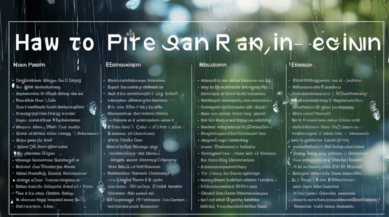 How to Say Rain in English: Simple Guide & Tips-图1