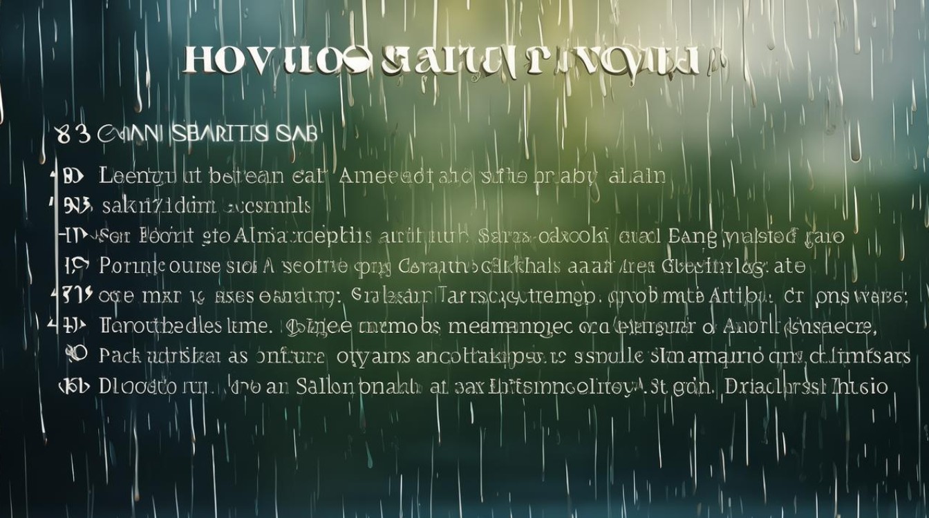 How to Say Rain in English: Simple Guide & Tips-图4